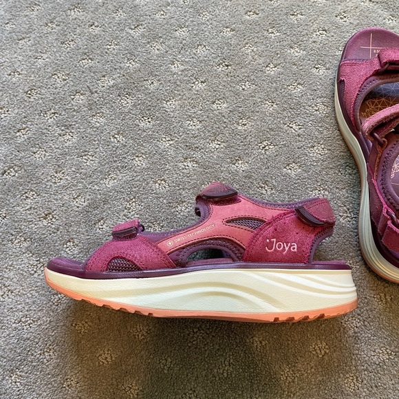 Joya Swiss Technology Komodo Violet Sandals Size 36 - Picture 4 of 7